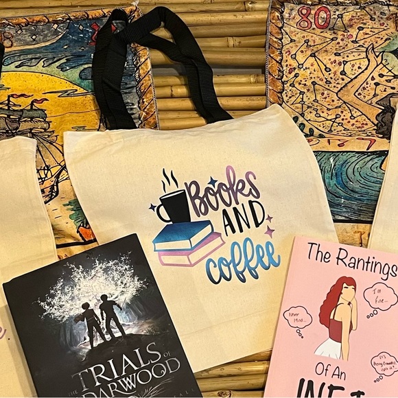 Canvas tote bag. Multipurpose. Books, toys, beach day gear, etc. - Picture 1 of 3